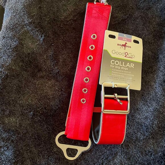 Dog Collar: Padded Neoprene Pin Buckle Big Dog Collar, XL/2XL - Picture 1 of 2